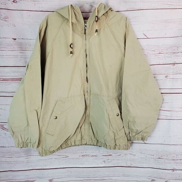 Vintage Mackintosh New England Full Zip Lightweight Jacket Coat Large Hooded - Picture 1 of 11
